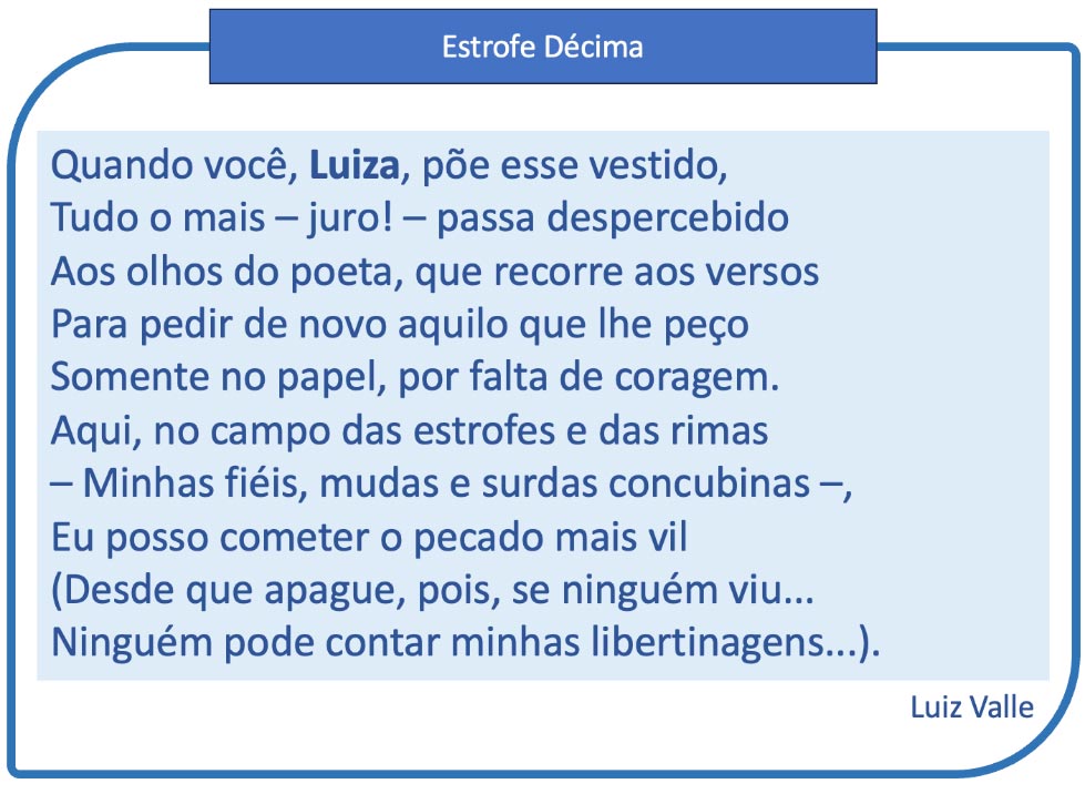 Estrofe décima